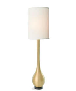 Global Views Bulb Vase Lamp Antique Brass