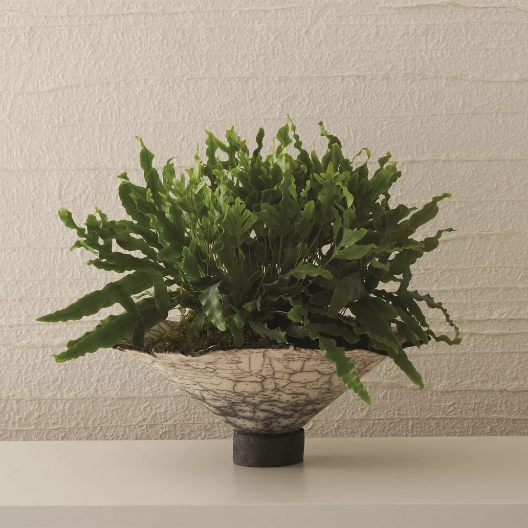 Global Views New Arrivals Crackled Footed Bowl 3 Global Views New Arrivals Crackled Footed Bowl