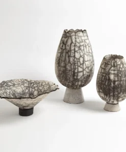 Global Views New Arrivals Crackled Footed Bowl 7 Global Views New Arrivals Crackled Footed Bowl