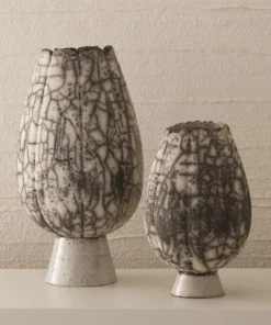 Global Views Crackled Footed Vase Small New Arrivals 6 Global Views Crackled Footed Vase Small New Arrivals