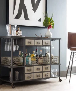 Four Hands Diaw Bar Stool Havana