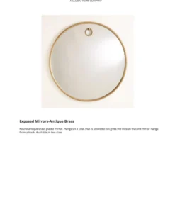 Global Views Exposed Mirror 8 Global Views Exposed Mirror