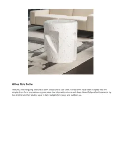 Global Views New Arrivals Gilles Side Table