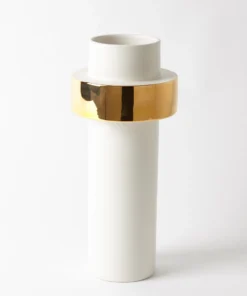 Global Views Gold Ring Vase Set Of Three