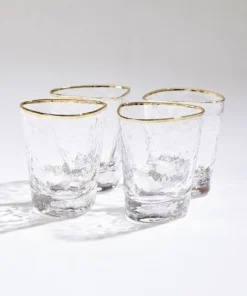 Global Views Hammered Water Glasses Set Of 8 New Arrivals