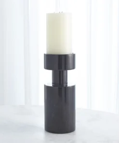 Global Views New Arrivals Luc Vase Black Marble