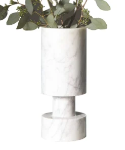Global Views Luc Vase White Marble New Arrivals 9 Global Views Luc Vase White Marble New Arrivals