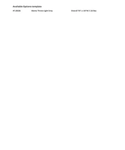 Global Views New Arrivals Manta Throw Light Grey