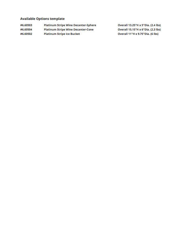 Global Views Platinum Striped Ice Bucket New Arrivals 4 Global Views Platinum Striped Ice Bucket New Arrivals