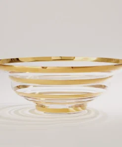 Global Views New Arrivals Saturn Bowl Gold