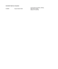 Global Views New Arrivals Serpa Cocktail Table