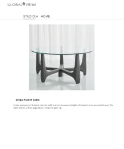 Global Views New Arrivals Serpa Cocktail Table