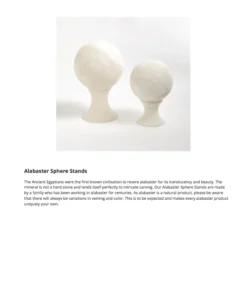Global Views Alabaster Sphere Stands Set New Arrivals 9 Global Views Alabaster Sphere Stands Set New Arrivals