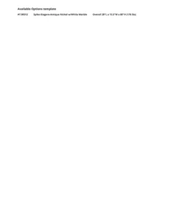 Global Views Spike Etagere Antique Nickel And White Marble 7 Global Views Spike Etagere Antique Nickel And White Marble