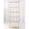 Global Views Spike Etagere Antique Nickel And White Marble
