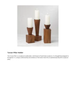 Global Views New Arrivals Turcan Pillar Holder Set Of Three