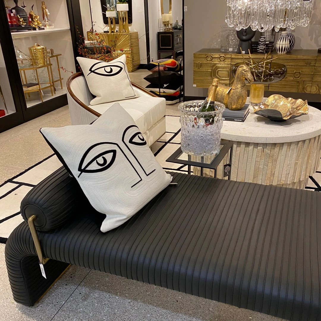 Global Views Two Eye Pillow Black New Arrivals 5 Global Views Two Eye Pillow Black New Arrivals