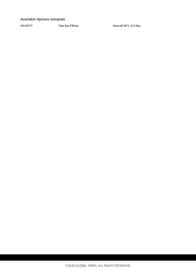 Global Views Two Eye Pillow Black New Arrivals 7 Global Views Two Eye Pillow Black New Arrivals