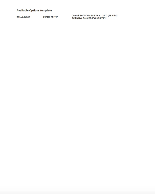 Global Views New Arrivals Berger Mirror 3 Global Views New Arrivals Berger Mirror