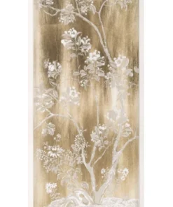 Natural Curiosities New Arrivals Gold Tree Panel 3 Framed Artwork