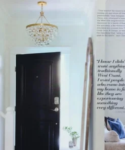 Robert Abbey New Arrivals Bling Chandelier Antique Brass