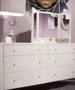 Made Goods Sorin 60" Dresser Pristine Faux Shagreen New Arrivals