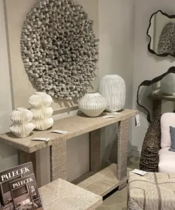 Palecek Antilles Porcelain Vase Tall