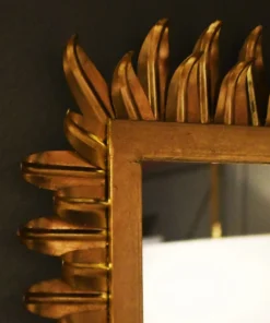 Worlds Away Caesar Rectangular Mirror Gold Leaf 7 Worlds Away Caesar Rectangular Mirror Gold Leaf