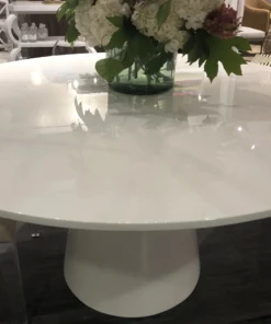 Worlds Away Hamilton Dining Table White New Arrivals