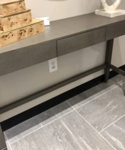 Made Goods Conrad Console Table Seal Faux Raffia 6 Made Goods Conrad Console Table Seal Faux Raffia