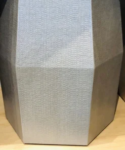 Made Goods New Arrivals Daryl Stool Castor Gray Faux Shagreen