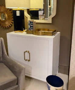 Worlds Away Renwick Chest White