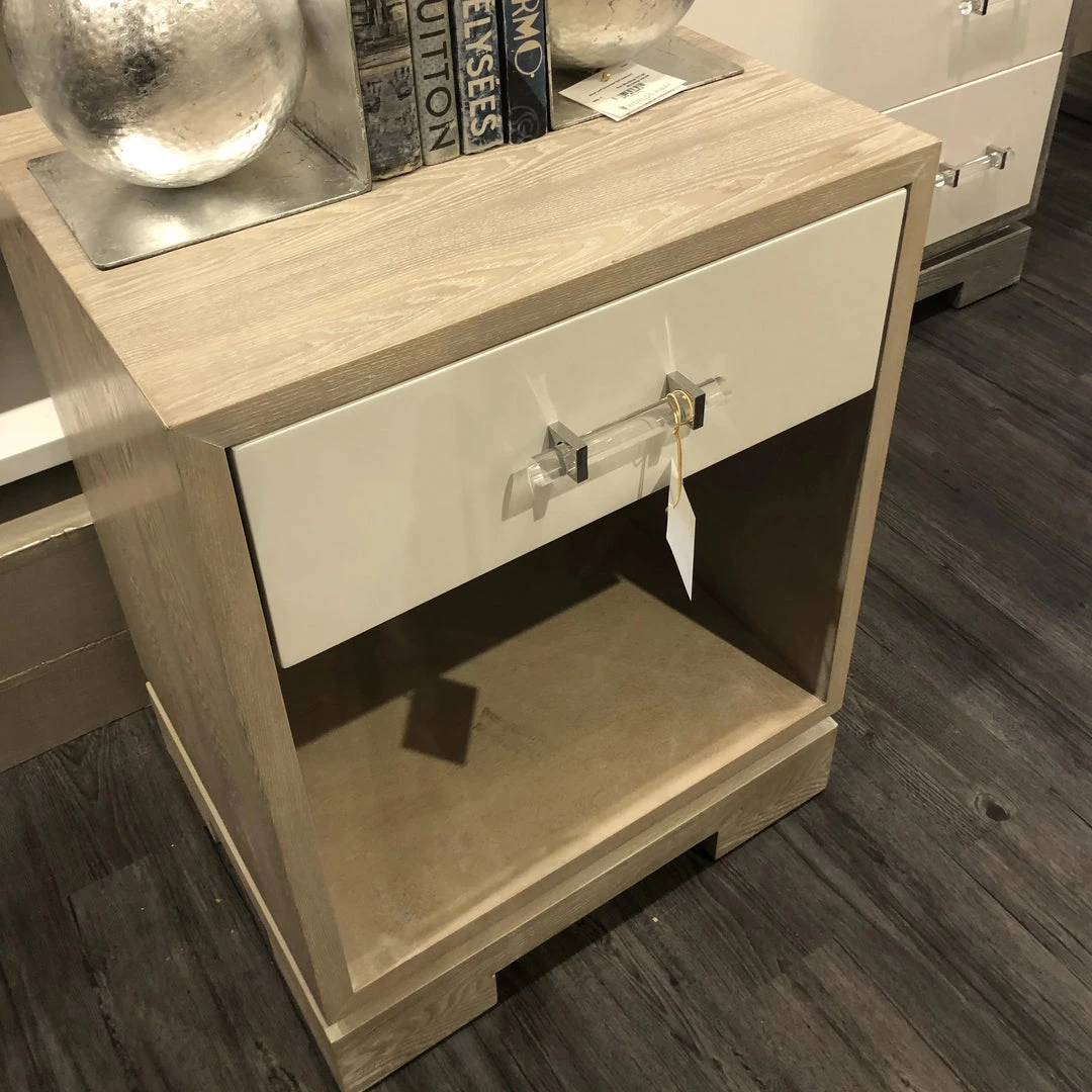 Worlds Away Dakota Side Table Cerused Oak 2 Worlds Away Dakota Side Table Cerused Oak