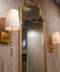 Worlds Away Molly Wall Sconce Gold