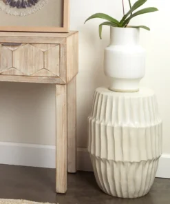 Jamie Young Algae Side Table White