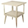 Jamie Young Arlo Side Table Grey Washed Wood