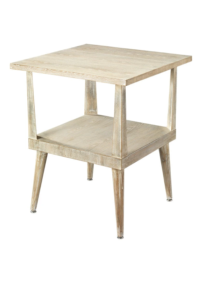 Jamie Young Arlo Side Table Grey Washed Wood 1 Jamie Young Arlo Side Table Grey Washed Wood