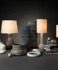 Jamie Young Ash Table Lamp Grey New Arrivals