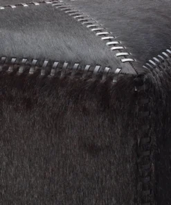 Jamie Young New Arrivals Brown Hide Ottoman Small