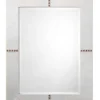 Jamie Young New Arrivals Cross Stitch Rectangle Mirror White Hide