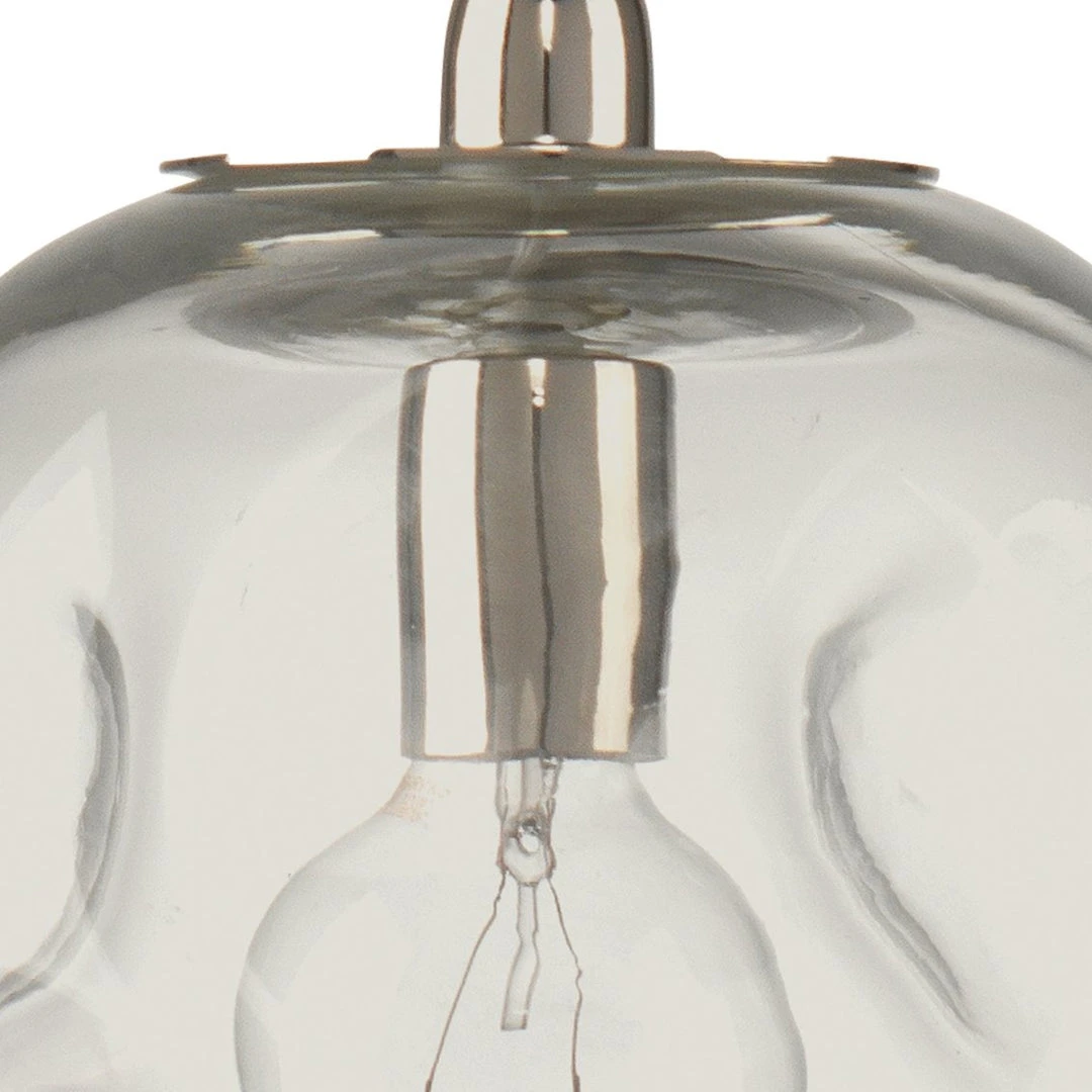 Jamie Young Dimpled Glass Pendant Clear 4 Jamie Young Dimpled Glass Pendant Clear
