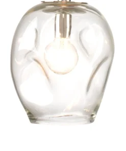 Jamie Young Dimpled Glass Pendant Clear 7 Jamie Young Dimpled Glass Pendant Clear
