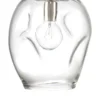 Jamie Young Dimpled Glass Pendant Clear