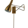 Jamie Young Lenz Swing Arm Sconce Brass