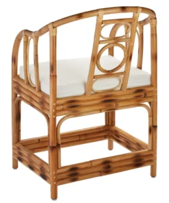 Jamie Young New Arrivals Malacca Round Back Armchair