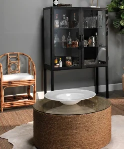 Jamie Young New Arrivals Malacca Round Back Armchair