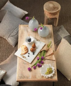 Jamie Young Mesa Wooden Side Table