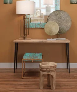 Jamie Young Mesa Wooden Side Table