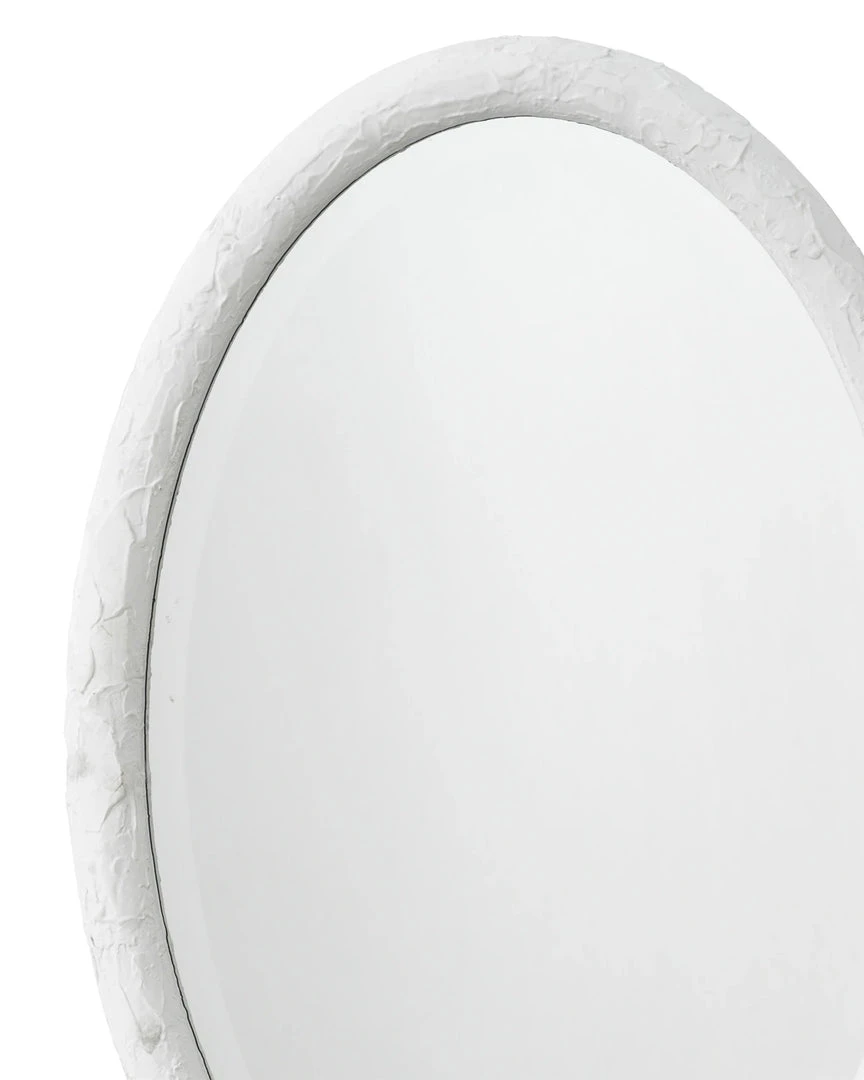 Jamie Young Ovation Oval Mirror White 5 Jamie Young Ovation Oval Mirror White