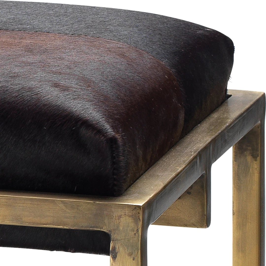 Jamie Young Shelby Bench Brown Hide 3 Jamie Young Shelby Bench Brown Hide